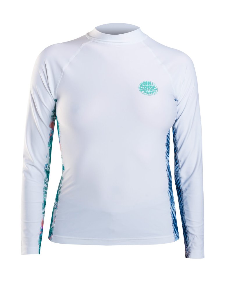 Гидромайка RIP CURL Womens All Over L/Sl White фото 2