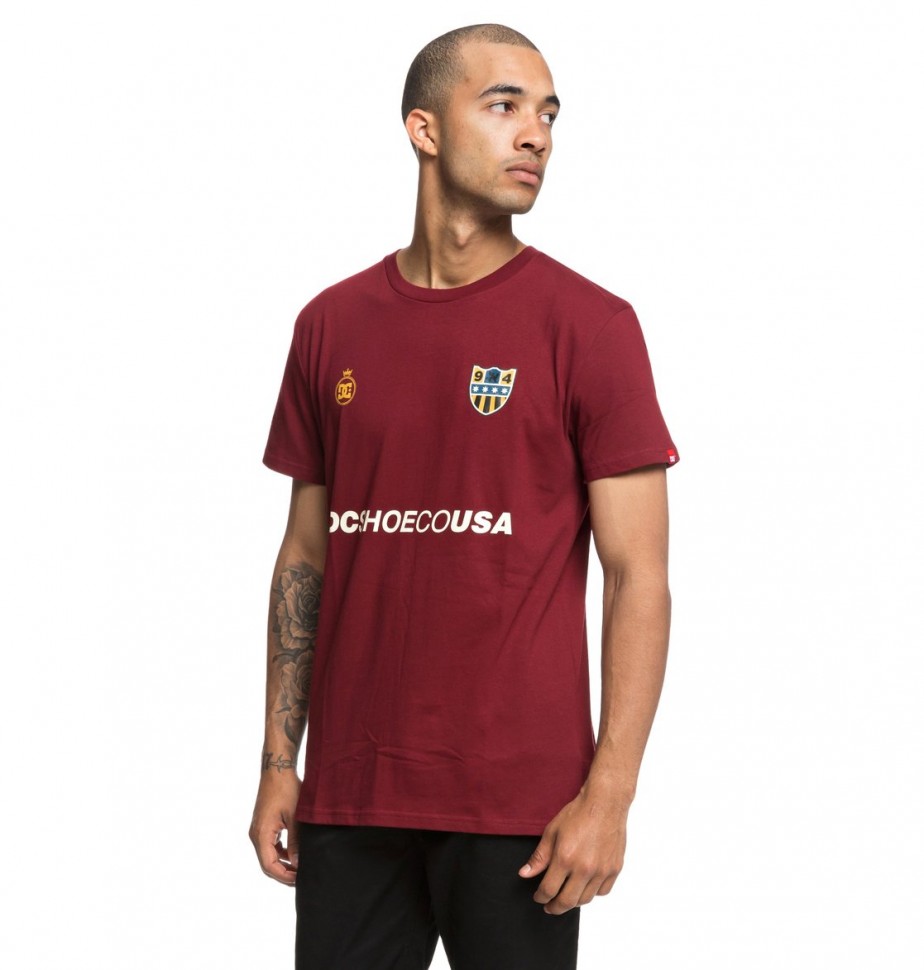 Футболка DC SHOES Hit Squad Ss M Cabernet фото 2