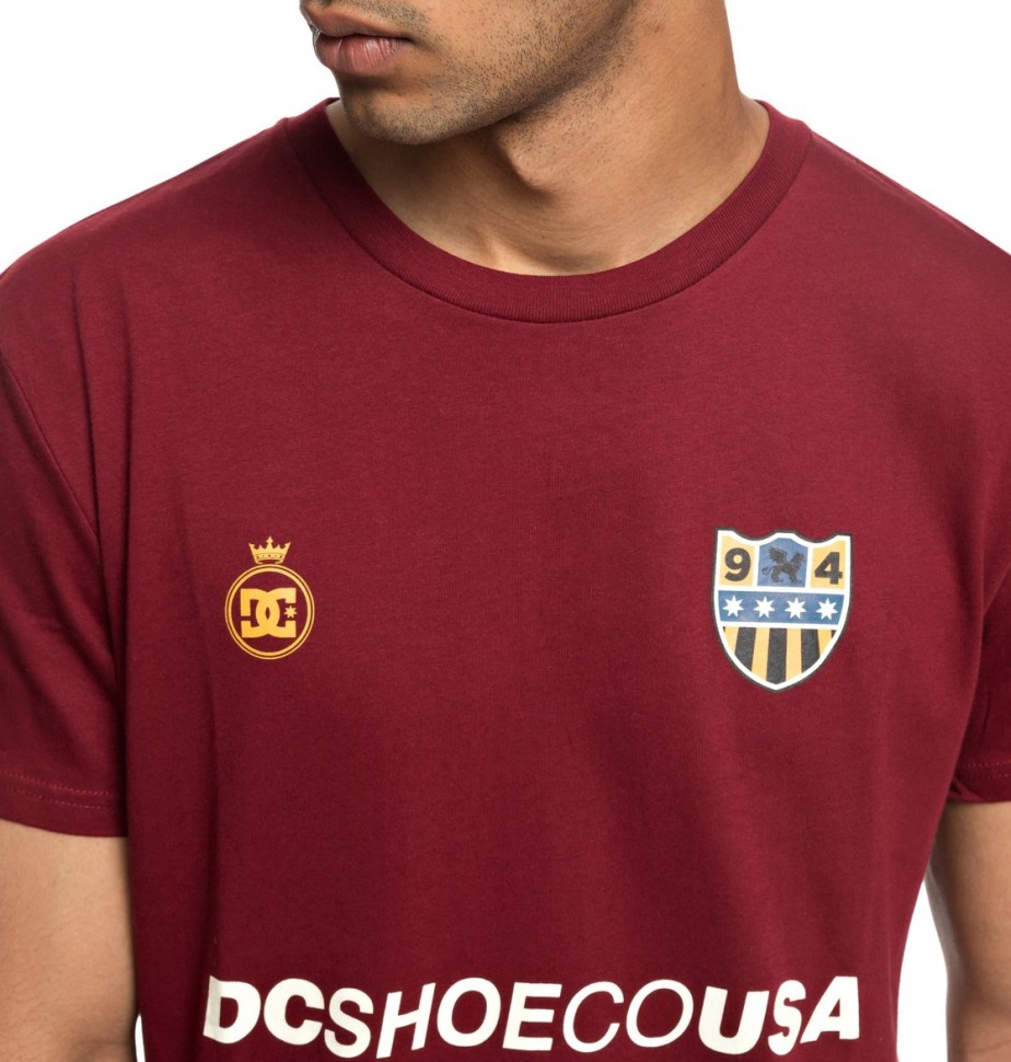 Футболка DC SHOES Hit Squad Ss M Cabernet фото 3