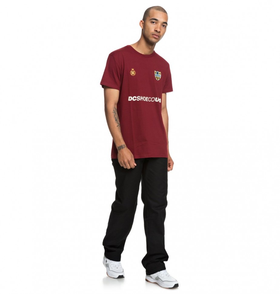 Футболка DC SHOES Hit Squad Ss M Cabernet фото 4