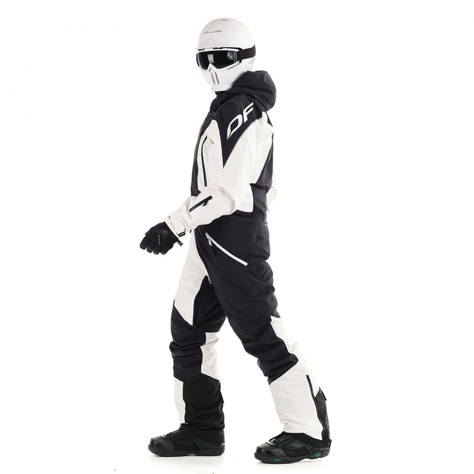 фото Комбинезон для сноуборда мужской dragonfly ski premium man black&white