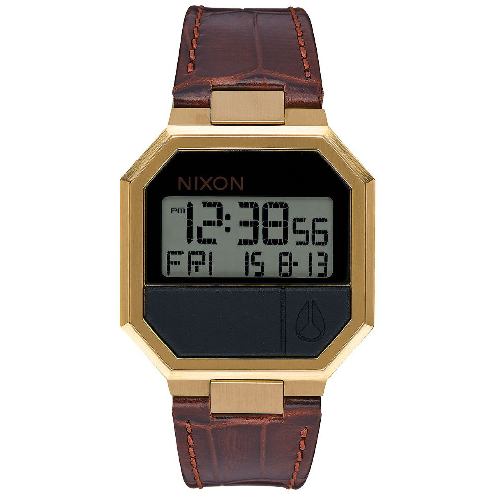 Часы NIXON Re-Run Leather A/S Brown Croc