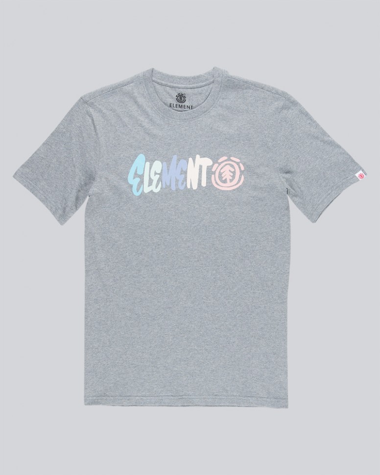 Футболка мужская ELEMENT Chimp Ss Grey Heather фото 4