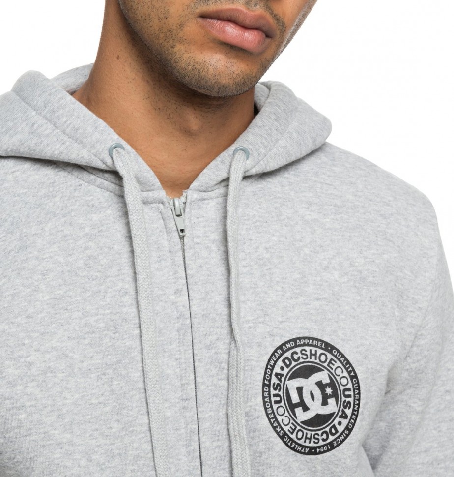 Кардиган DC SHOES Circle Star Zh M Grey Heather фото 3