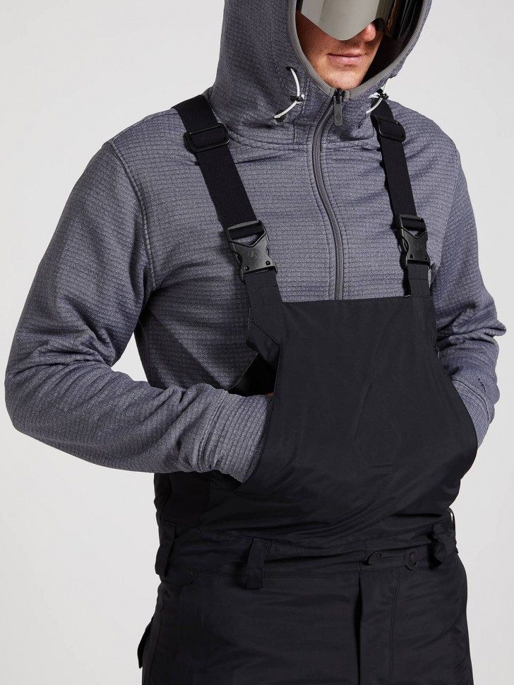 Полукомбинезон для сноуборда мужской VOLCOM 3L Gore-Tex® Overall Black фото 3