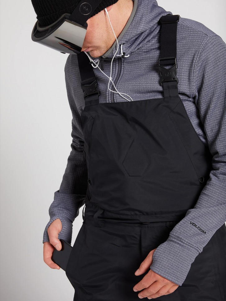Полукомбинезон для сноуборда мужской VOLCOM 3L Gore-Tex® Overall Black фото 5