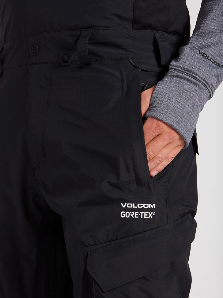 фото Полукомбинезон для сноуборда мужской volcom 3l gore-tex® overall black