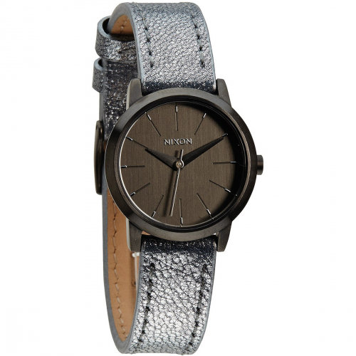 Часы NIXON Kenzi Leather A/S Gunmetal/Blue Shimmer