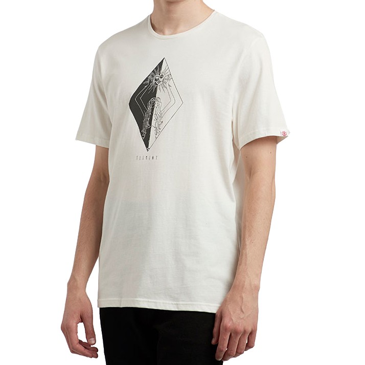 Футболка мужская ELEMENT Solar Ss Bone White фото 2