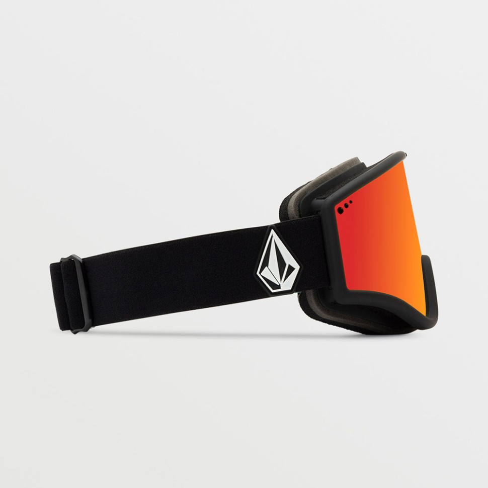 фото Маска горнолыжная volcom yae matte black red chrome 2024