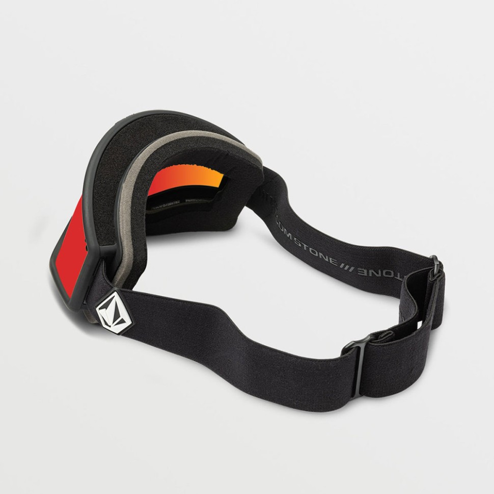 фото Маска горнолыжная volcom yae matte black red chrome 2024
