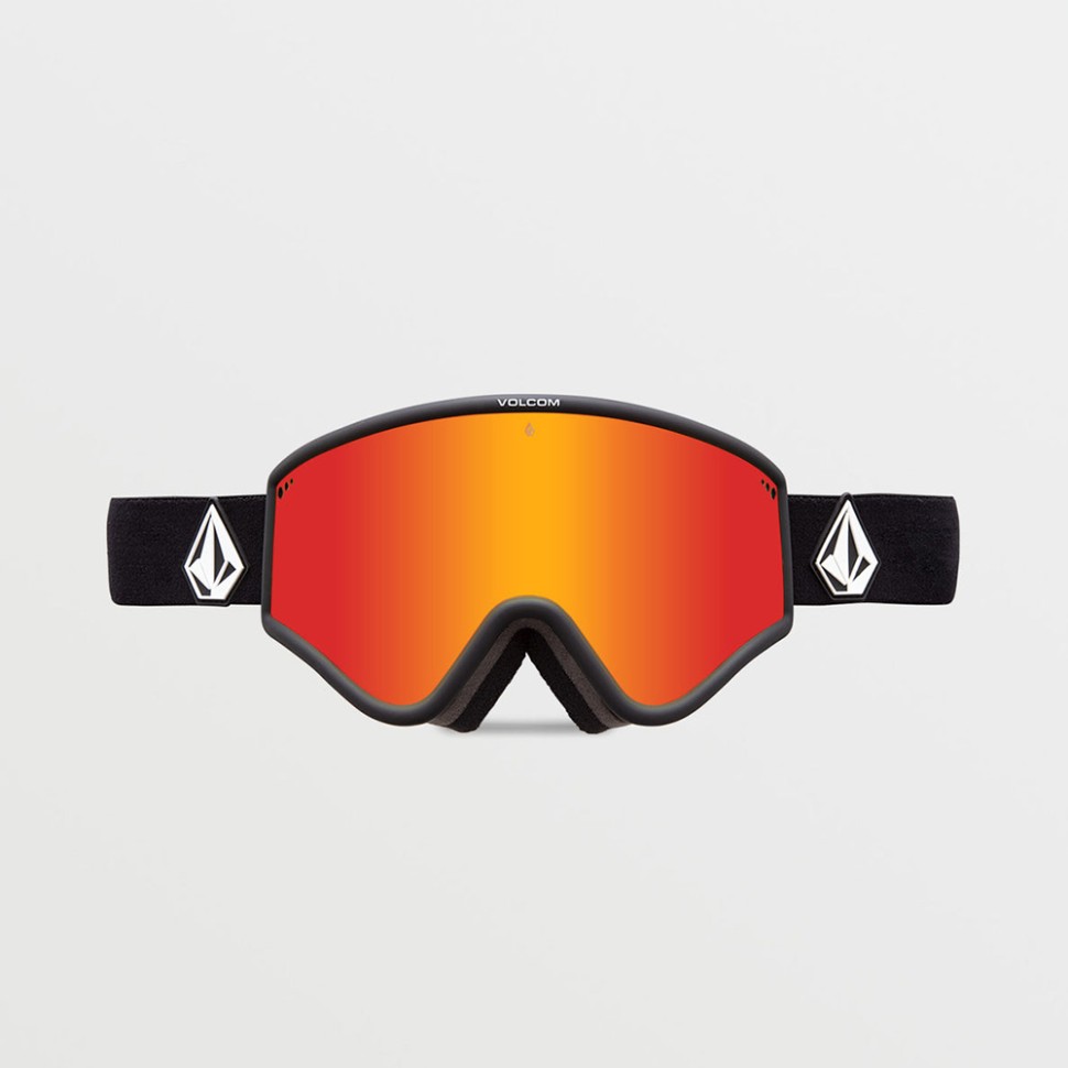 фото Маска горнолыжная volcom yae matte black red chrome 2024