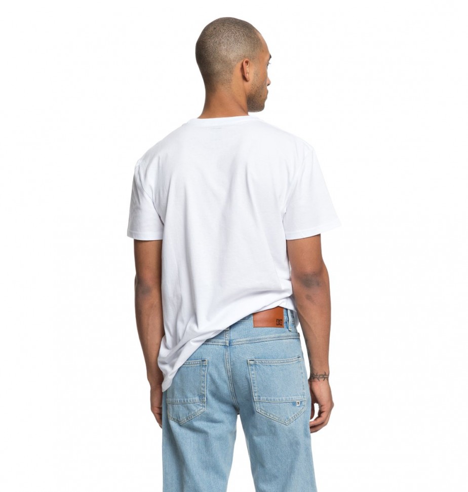 Футболка DC SHOES Side To Side Ss M Snow White фото 5