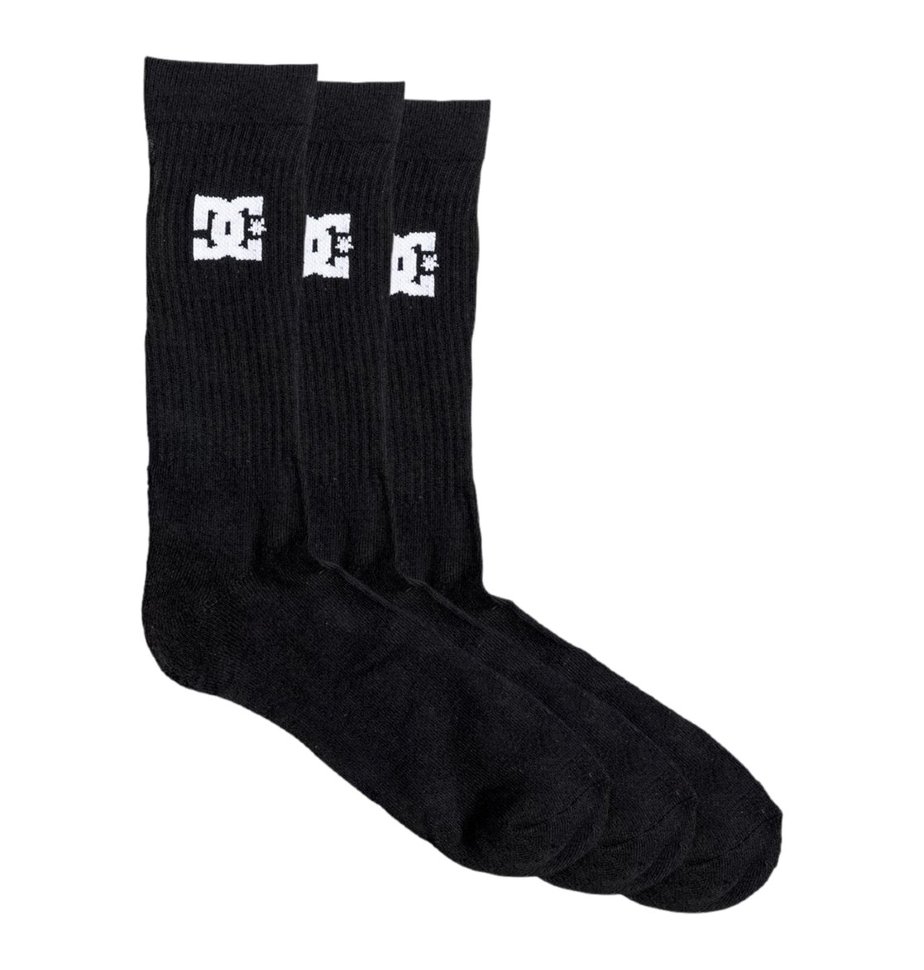 Носки мужские упаковка из 3 пар DC SHOES Spp Dc Crew 3Pk M Black