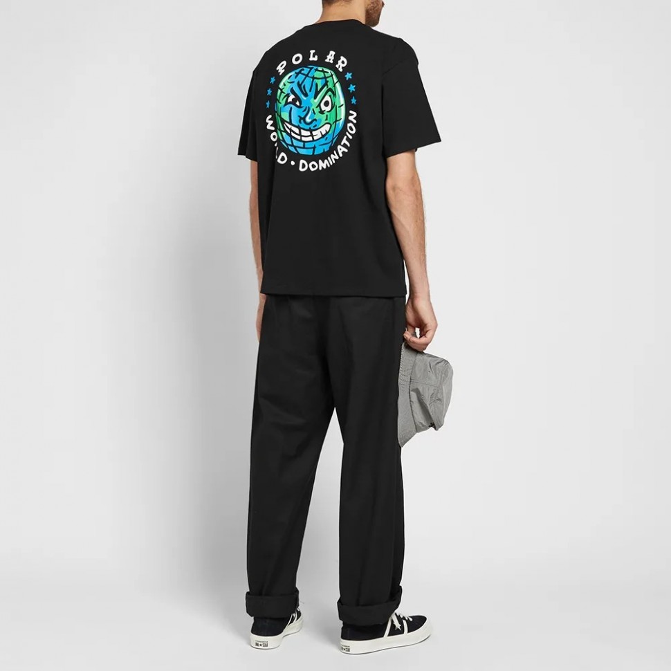 Футболка POLAR SKATE CO. P.W.D Tee Black фото 4