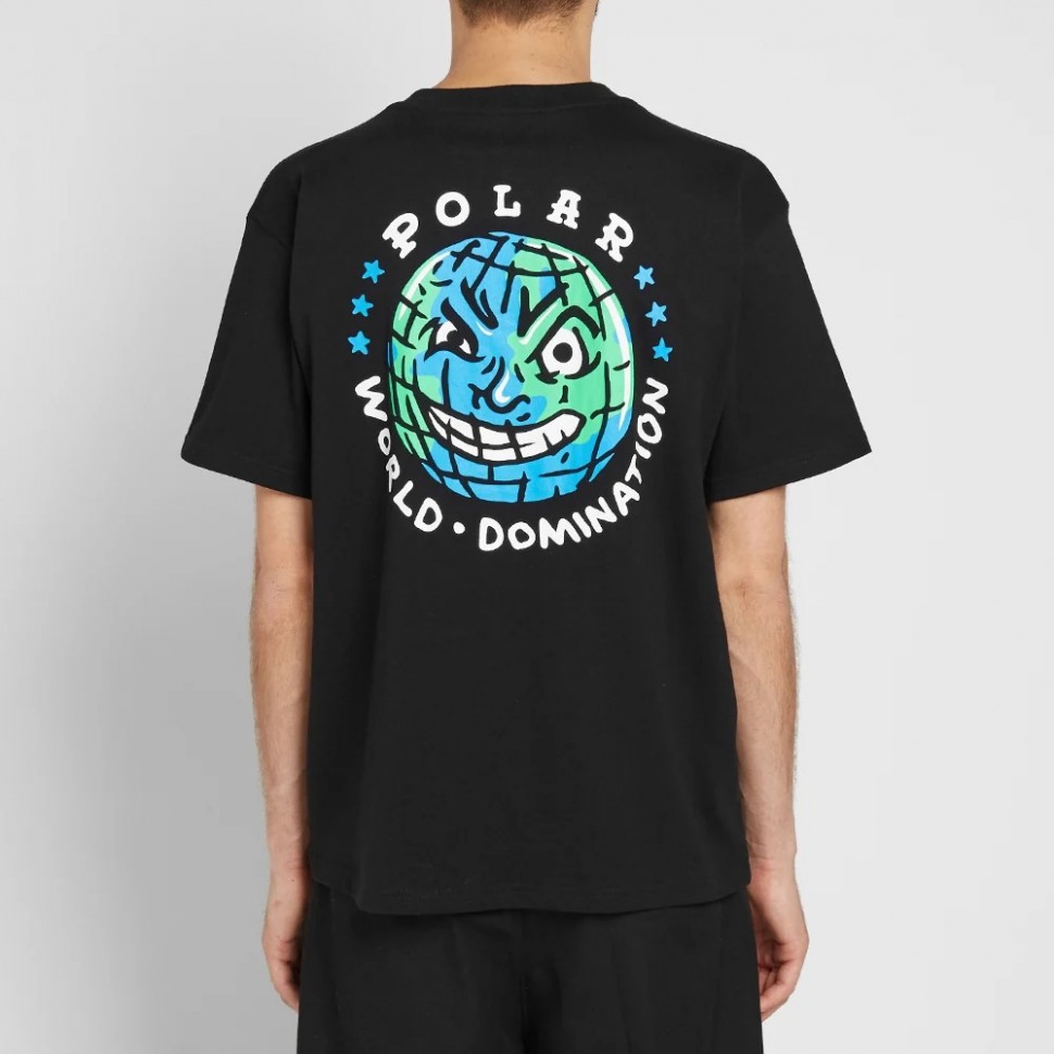 Футболка POLAR SKATE CO. P.W.D Tee Black фото 2