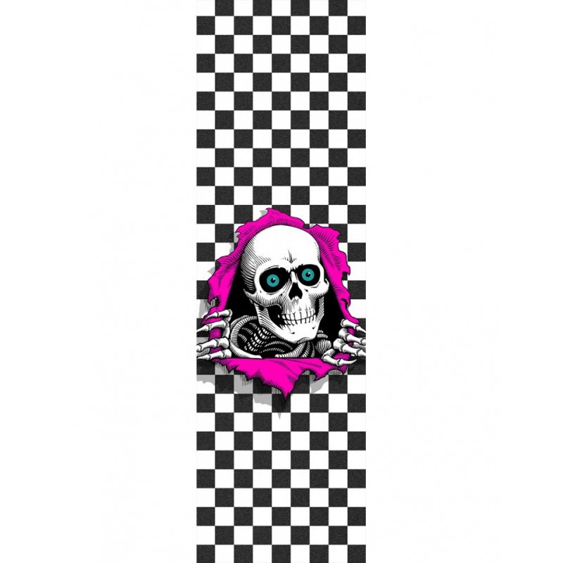 фото Шкурка для скейтборда powell peralta ripper checker white o/s 2022