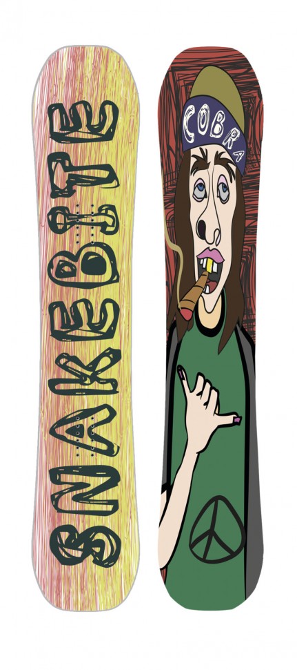 Сноуборд мужской COBRA Snakebite Rasta/Yellow