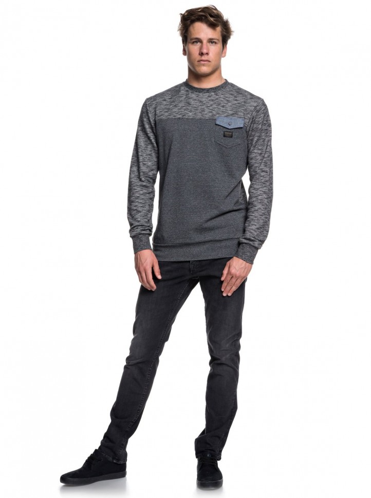 Джемпер QUIKSILVER Shdfleecetop1 M Dark Grey Heather фото 2