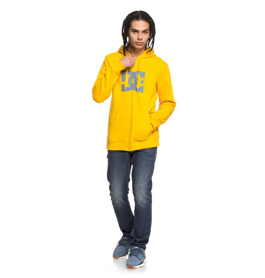 Кардиган мужской DC SHOES Star Zh M Old Gold/ Fired Brick фото 2