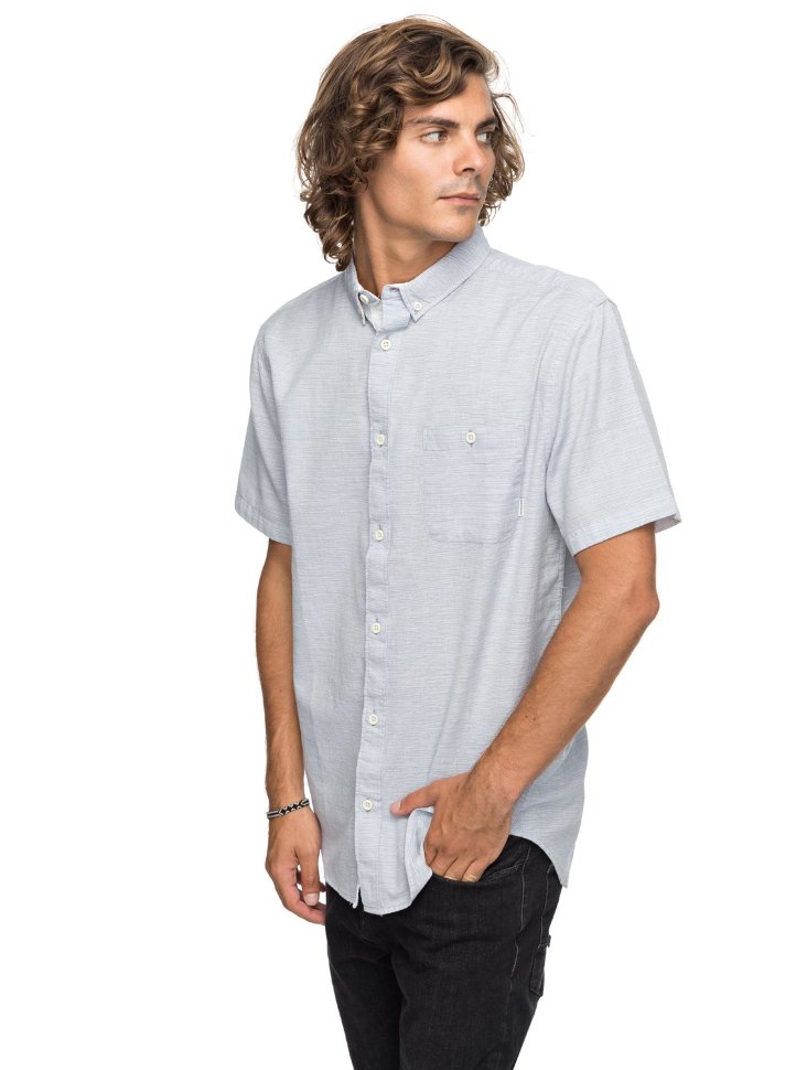 Рубашка мужская QUIKSILVER Waterfallsupdat M Vintage Indigo