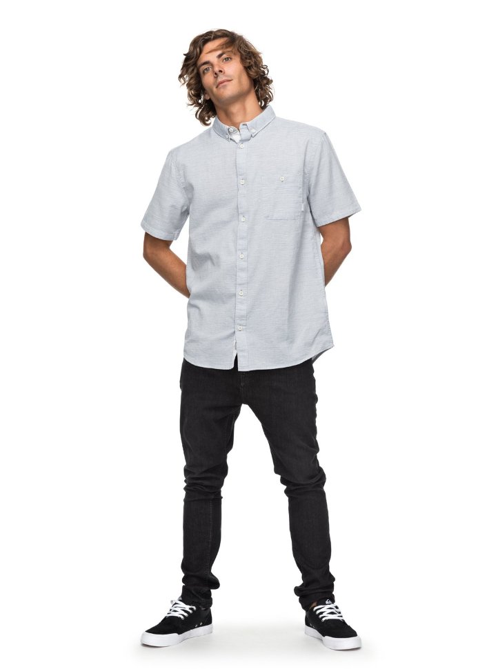 Рубашка мужская QUIKSILVER Waterfallsupdat M Vintage Indigo фото 2