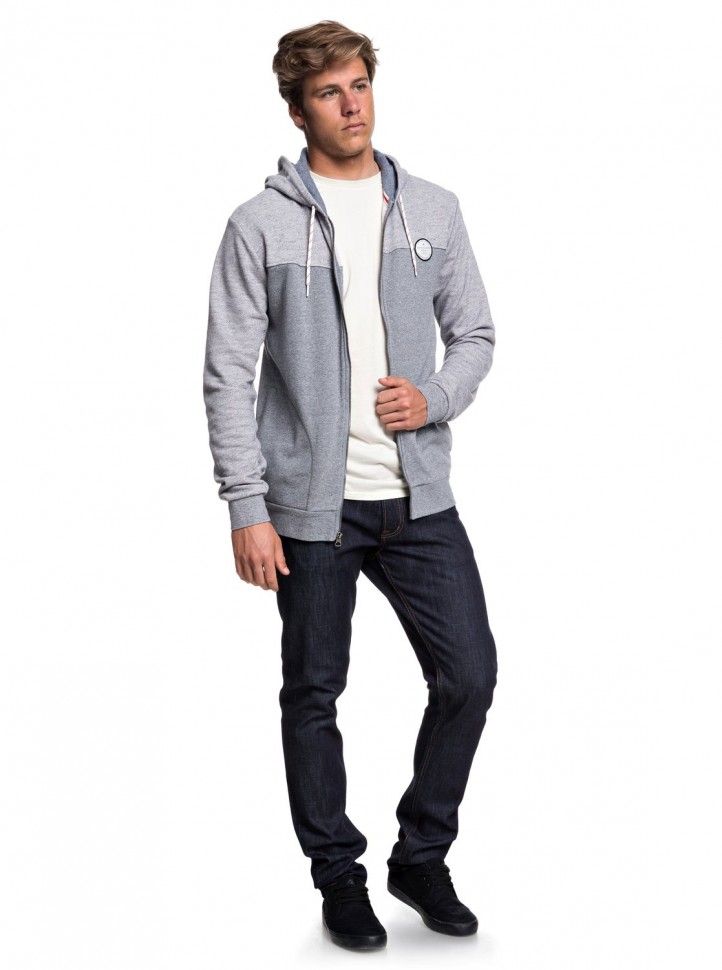 Джемпер на молнии QUIKSILVER Shdfleecetop2 M Navy Blazer Heather фото 3