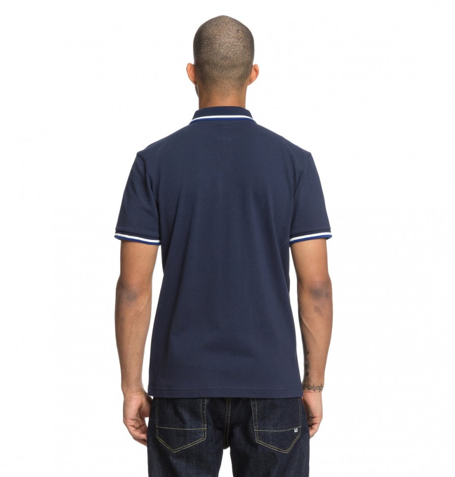 Рубашка-поло DC SHOES Lakebay Polo 2 M Black Iris фото 5