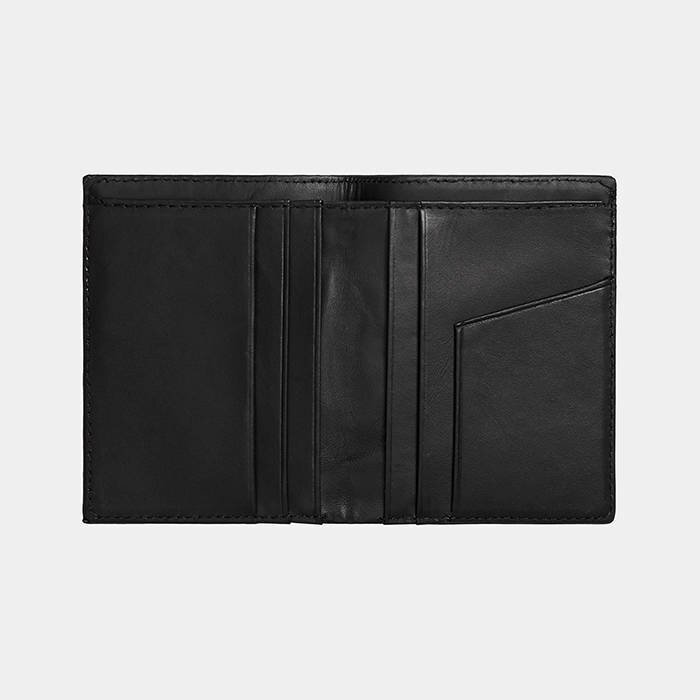 фото Кошелек carhartt wip leather fold wallet black 2022