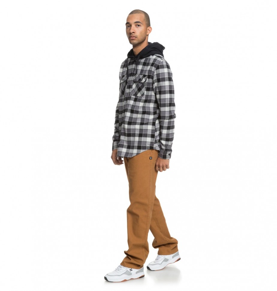 Сорочка с капюшоном DC SHOES Runnels Ls M Black фото 4