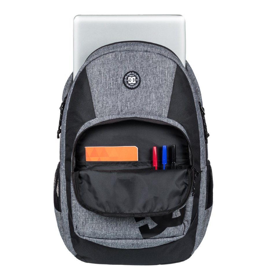 Рюкзак мужской DC SHOES The Locker M Heather Charcoal фото 4