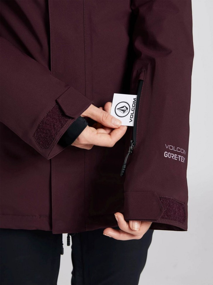 Куртка для сноуборда женская VOLCOM 3D Stretch Gore® Jkt Merlot фото 9