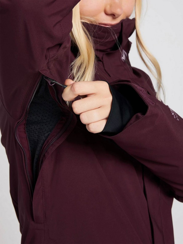 Куртка для сноуборда женская VOLCOM 3D Stretch Gore® Jkt Merlot фото 6