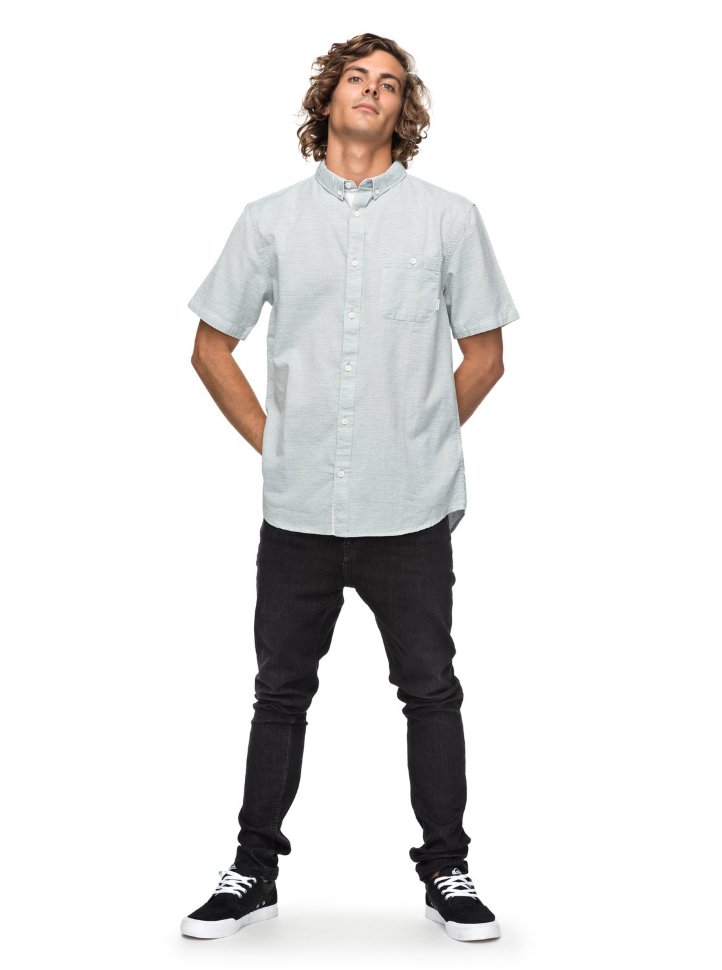 Рубашка мужская QUIKSILVER Waterfallsupdat M Mallard Green фото 2