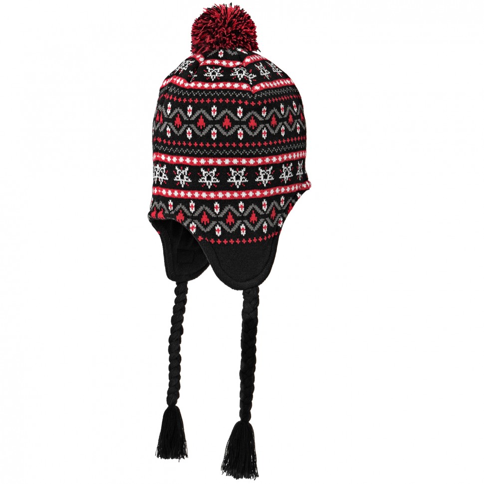 Шапка THRASHER Magazine Logo Sherpa Beanie Black/Red 2020 фото 2