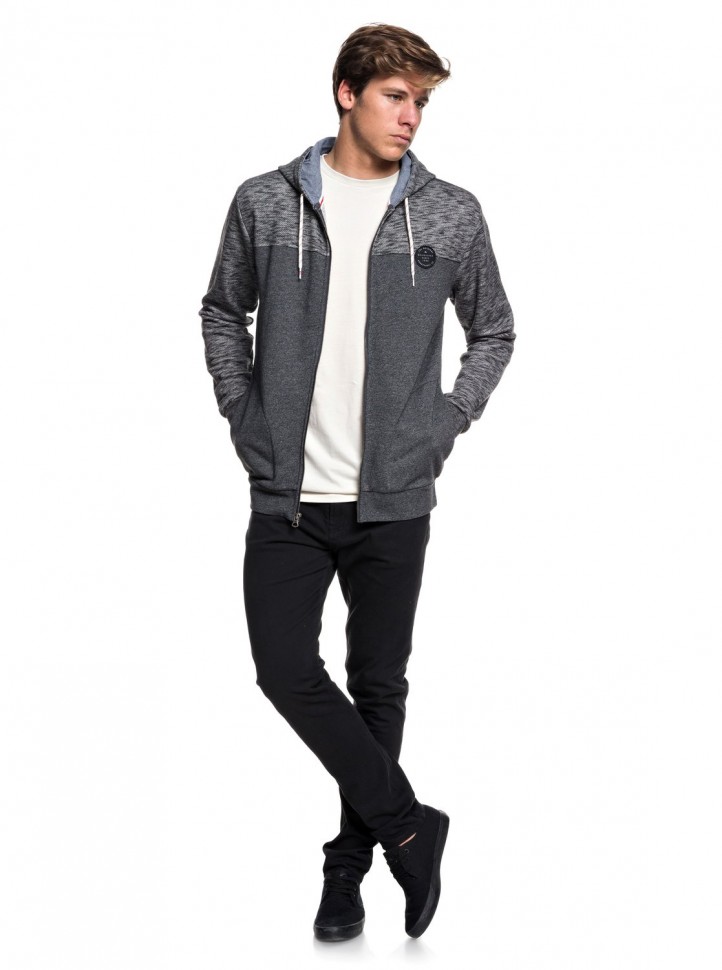 Кардиган QUIKSILVER Shdfleecetop2 M Dark Grey Heather фото 3
