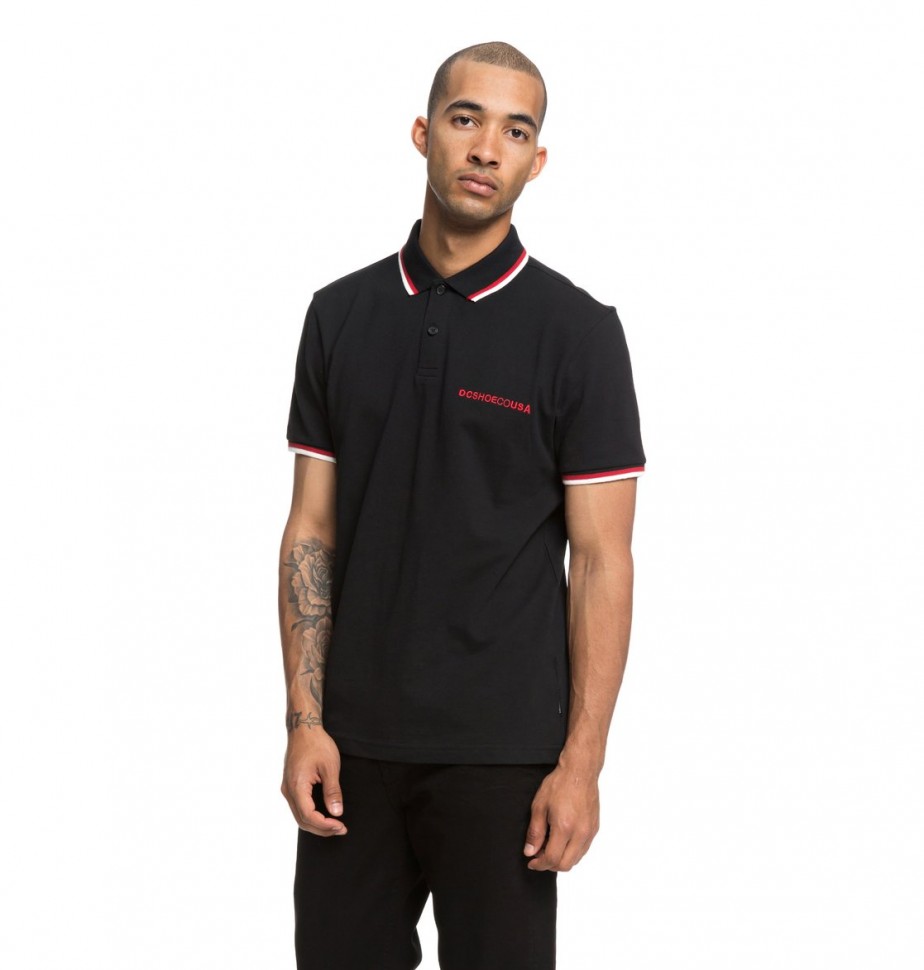 Рубашка-поло DC SHOES Lakebay Polo 2 M Black фото 2