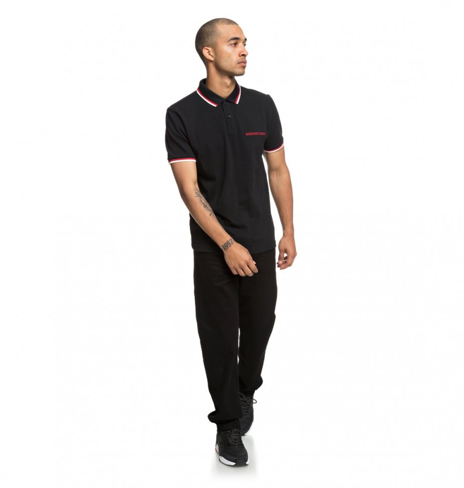 Рубашка-поло DC SHOES Lakebay Polo 2 M Black фото 4