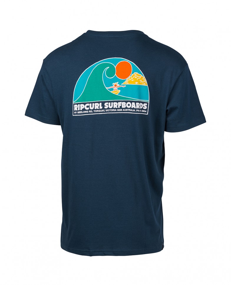 Футболка RIP CURL Anime Session Ss Tee Navy фото 2