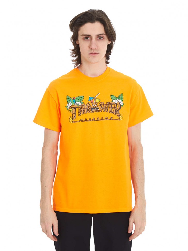 Футболка THRASHER Tiki Safety Orange