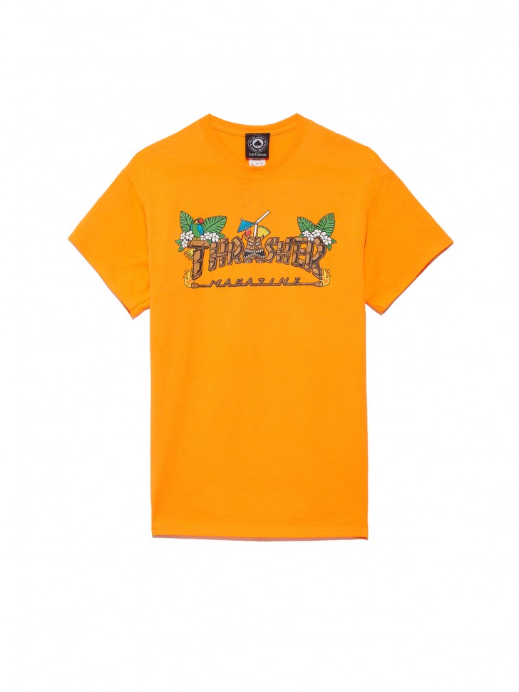 Футболка THRASHER Tiki Safety Orange фото 4