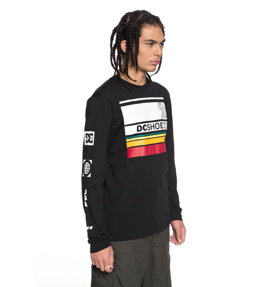 Лонгслив мужской DC SHOES Mad Racer Ls M Black фото 3