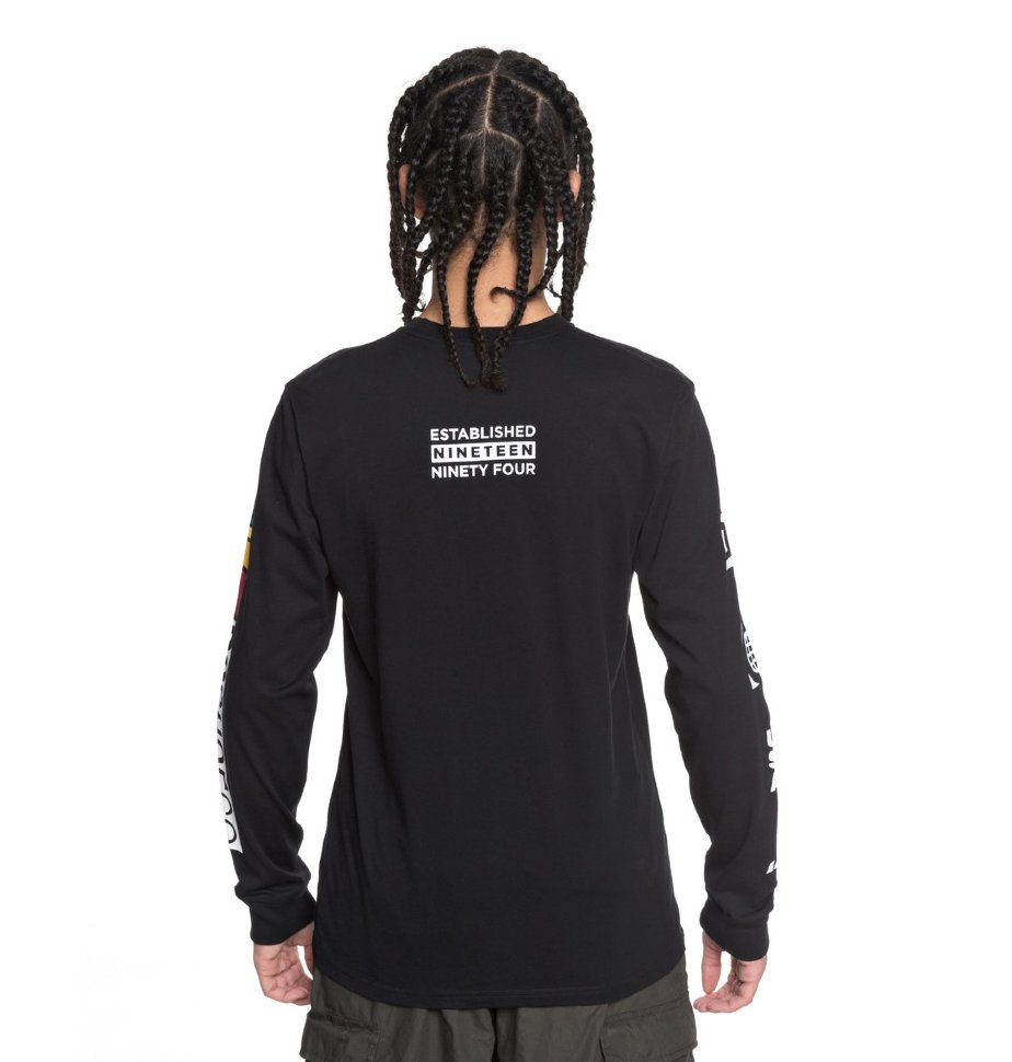 Лонгслив мужской DC SHOES Mad Racer Ls M Black фото 5