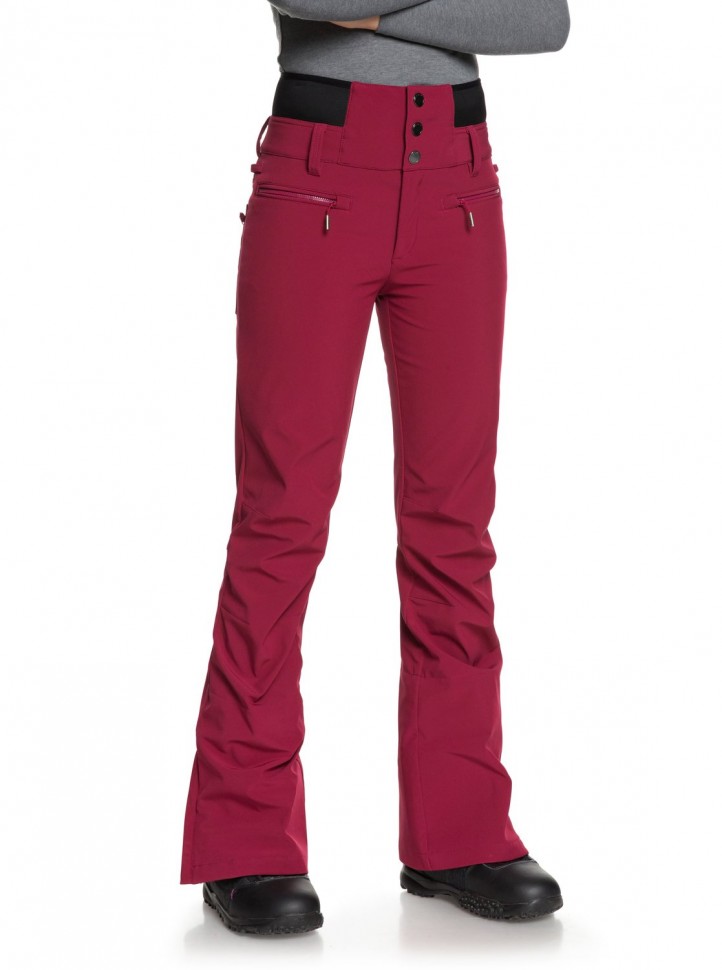 Штаны для сноуборда женские ROXY Rising High Pt J Beet Red фото 2
