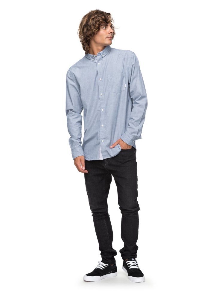 Рубашка мужская QUIKSILVER Valleygroovels M Vintage Indigo фото 2