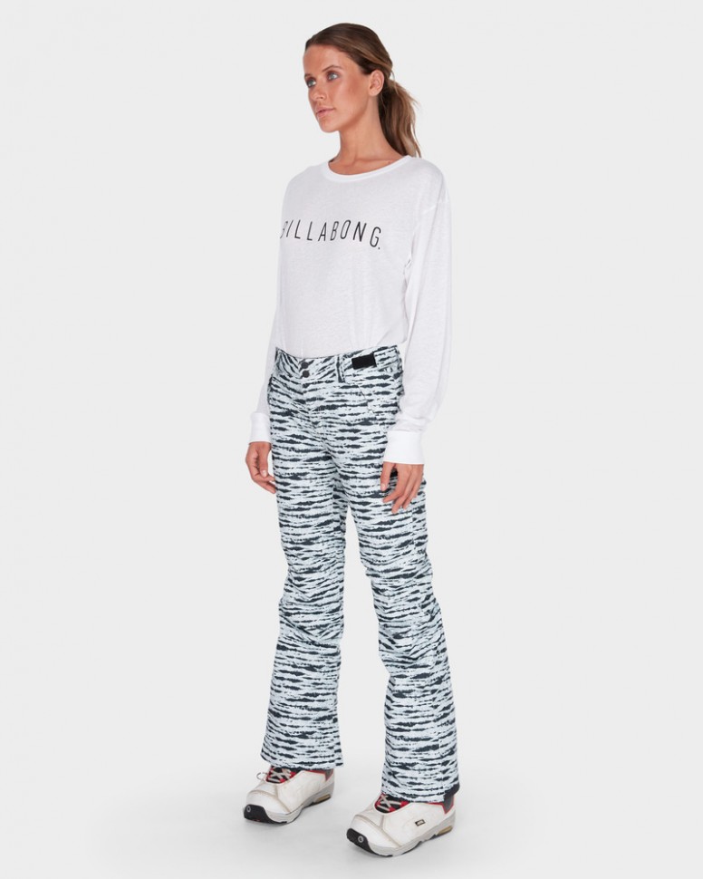 Штаны для сноуборда женские BILLABONG Malla Black/White фото 2