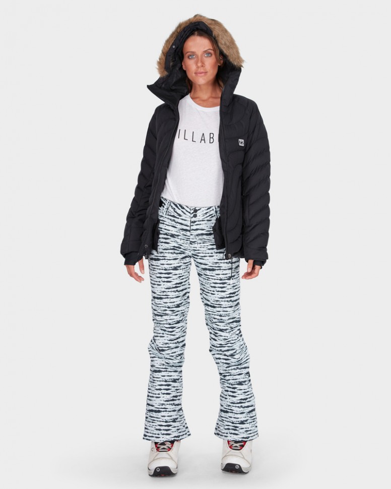 Штаны для сноуборда женские BILLABONG Malla Black/White фото 4
