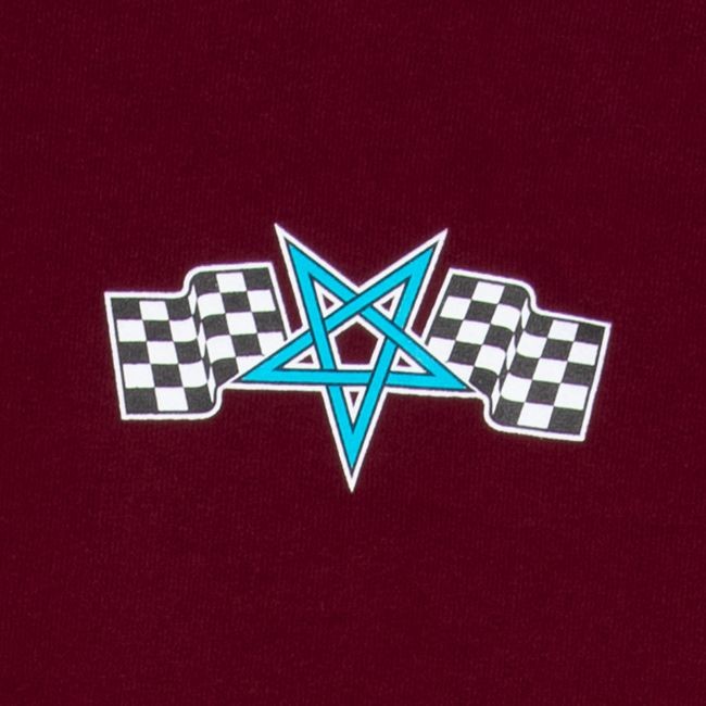 Свитшот THRASHER Racing Crew Maroon фото 4