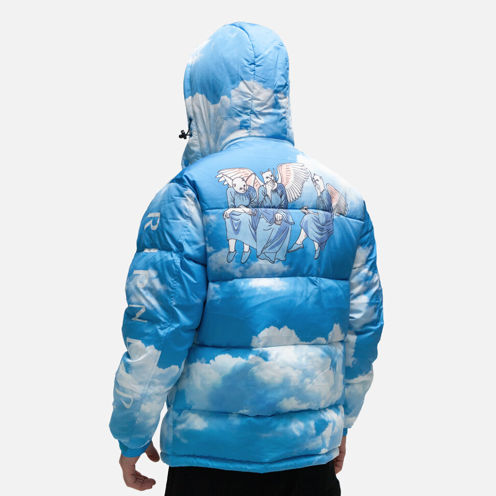 фото Куртка ripndip heaven and hell puffer jacket blue 2021