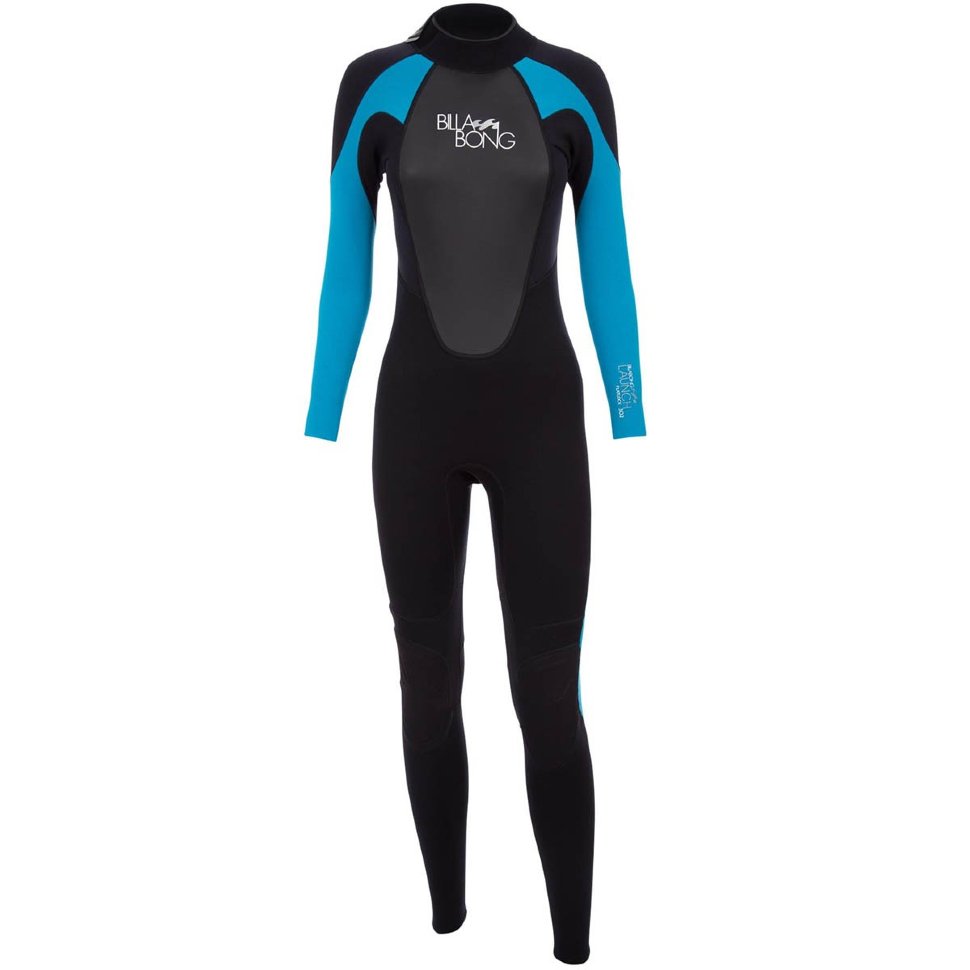 Гидрокостюм BILLABONG 543 Launch Lssteamer SS18 Black/Turquoise